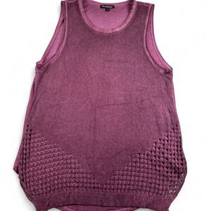 Picadilly Canada Purple Knit Tank Top – Women’s Size XL